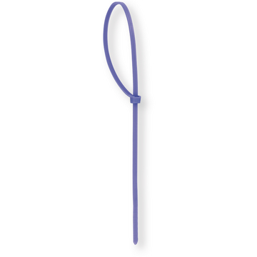 Collier plastique violet 200x4,5, diamètre de serrage 50